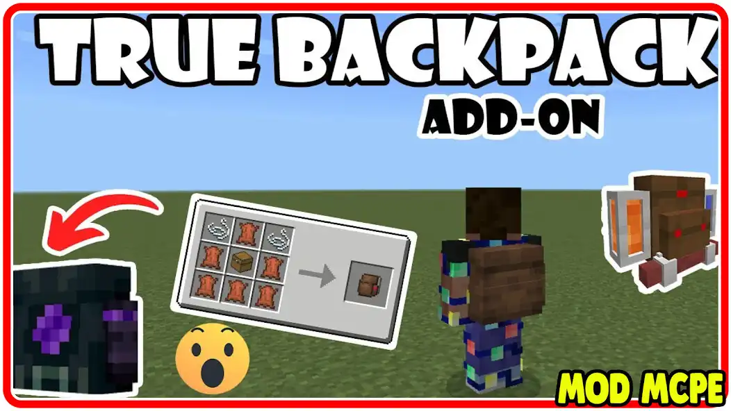 Play True Backpack Craft Mod MCPE as an online game True Backpack Craft Mod MCPE with UptoPlay