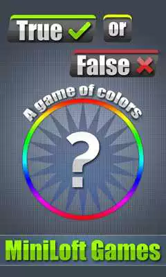 Play True or False Color Wheel