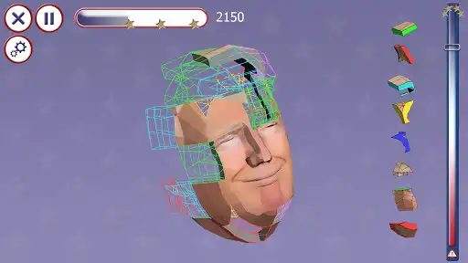 Play Trump 3D Puzzle as an online game Trump 3D Puzzle with UptoPlay