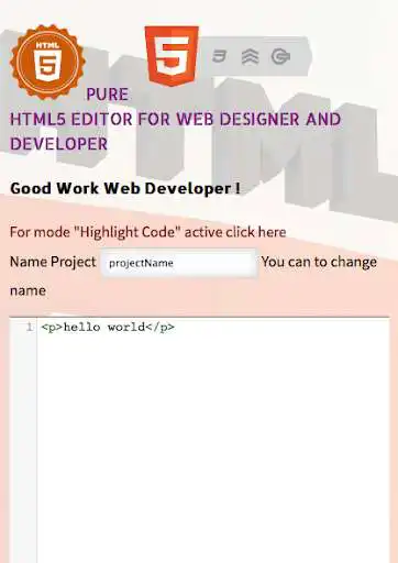 Play Try It Editor HTML