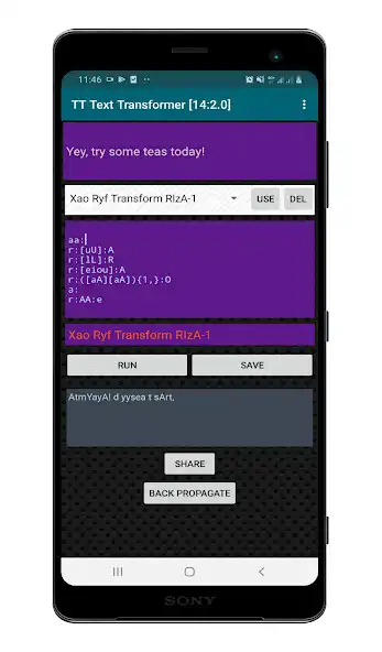 Play TTTT: TEA Text Transformer Ter  and enjoy TTTT: TEA Text Transformer Ter with UptoPlay