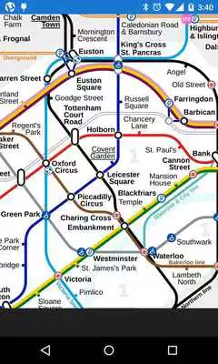 Play Tube underground London offline map