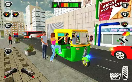 Play Tuk tuk auto driving rickshaw chingchi Game 2020 as an online game Tuk tuk auto driving rickshaw chingchi Game 2020 with UptoPlay