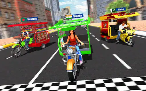 Play Tuk Tuk Auto Rickshaw Drive 3D