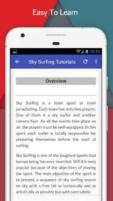 Play Tutorials for Sky Surfing Offline