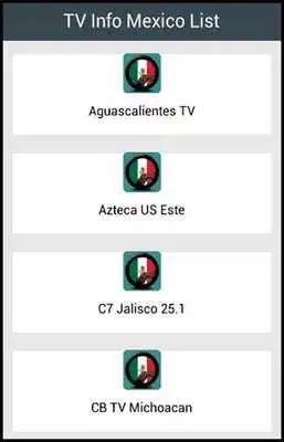 Play TV Info Mexico List