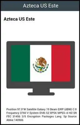 Play TV Info Mexico List