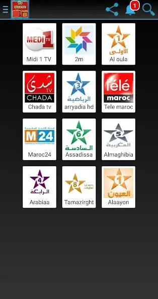 Play Tv maroc  +radio as an online game Tv maroc  +radio with UptoPlay