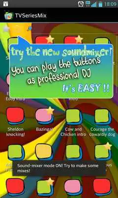 Play TV Series Mix SoundBoard