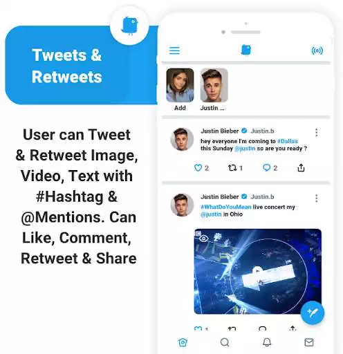 Play Tweetster - Social network Follow Chat Poster Live  and enjoy Tweetster - Social network Follow Chat Poster Live with UptoPlay