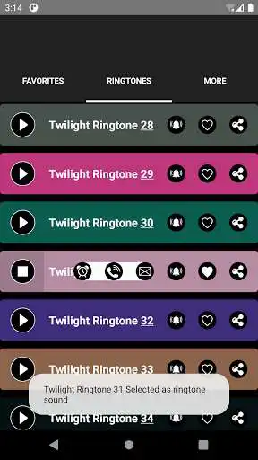 Play Twilight Ringtones as an online game Twilight Ringtones with UptoPlay