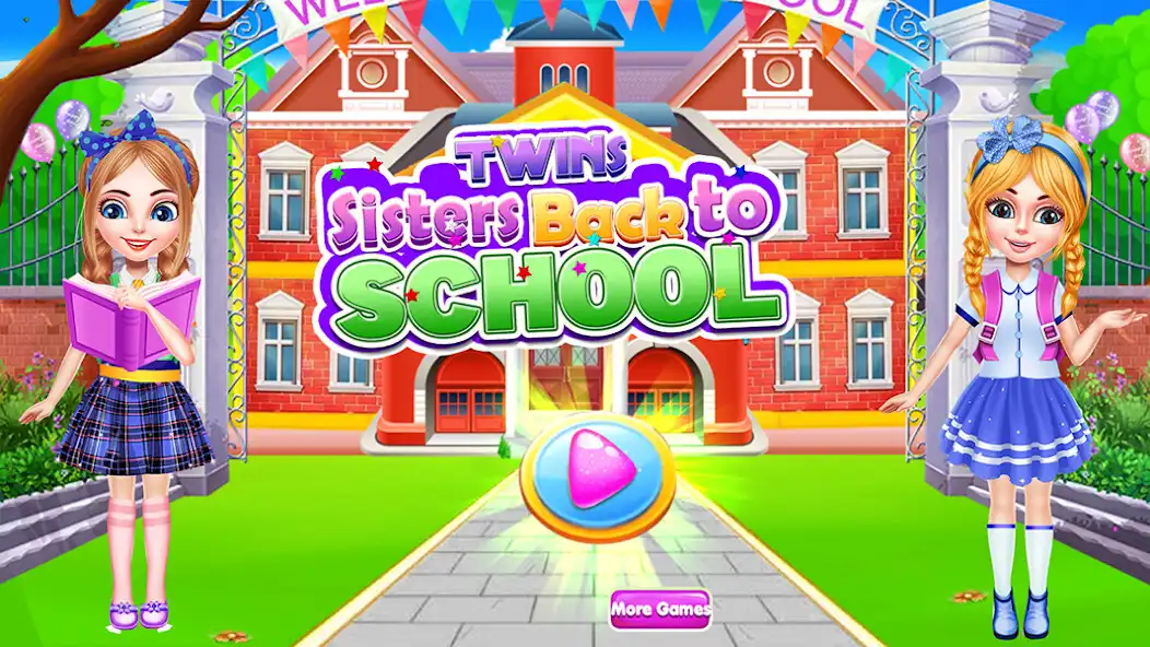 Play Twins sisters back to school  and enjoy Twins sisters back to school with UptoPlay