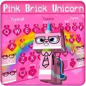 Free play online Typany Keyboard Pink Brick Unicorn Theme APK