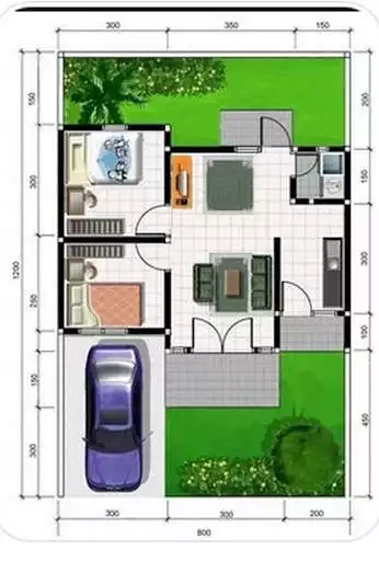 Play type 21 house plan design  and enjoy type 21 house plan design with UptoPlay