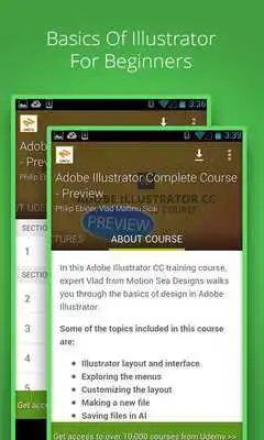 Play Udemy illustrator CC Training