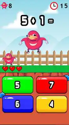 Play Ugandan Knuckles: Do you know da math? Quick math