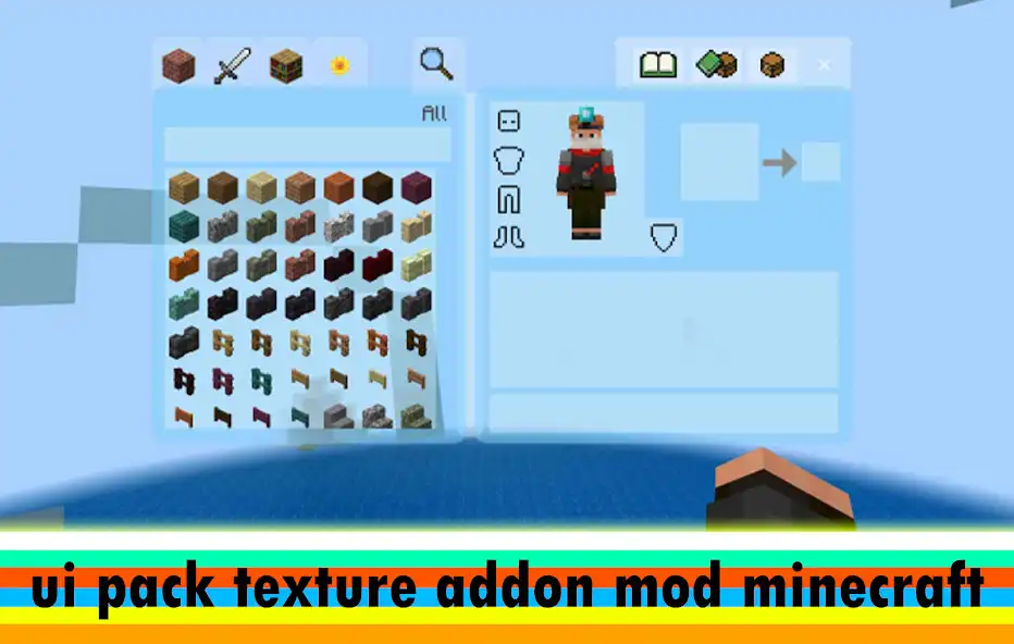 Play UI mod Pack for Minecraft PE as an online game UI mod Pack for Minecraft PE with UptoPlay