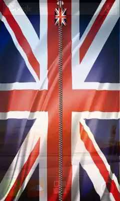 Play UK Flag Zipper Screen Lock