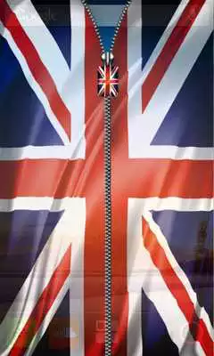 Play UK Flag Zipper Screen Lock