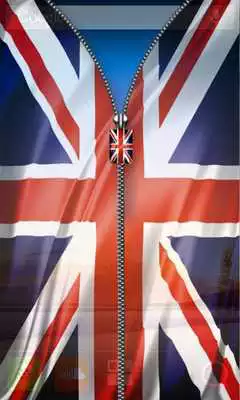 Play UK Flag Zipper Screen Lock