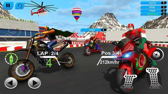 Play Ultimate Bat Hero Biker: Moto Racer 2018