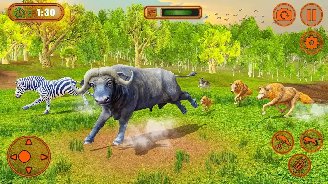 Play Ultimate wild wolf simulator  and enjoy Ultimate wild wolf simulator with UptoPlay