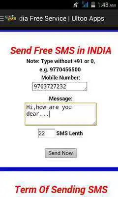 Play Ultoo Send SMS  Free Recharge