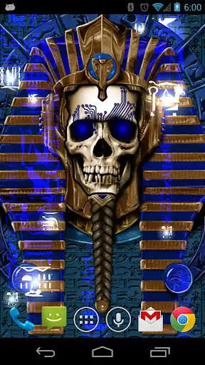 Play Undead Pharaoh Skull Free LWP  and enjoy Undead Pharaoh Skull Free LWP with UptoPlay