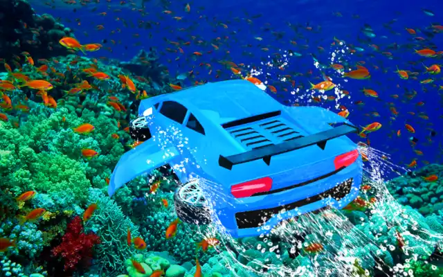 Play Underwater Submarine Race Car Flying