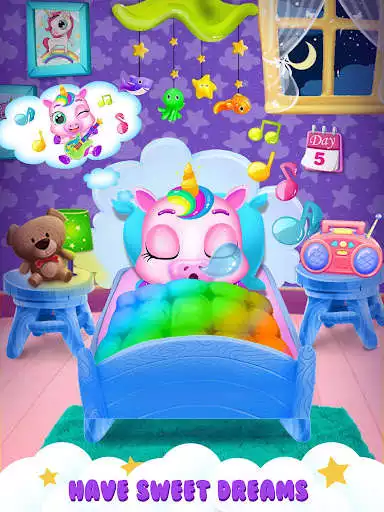 Play Unicorn Care Nanny Pet House as an online game Unicorn Care Nanny Pet House with UptoPlay