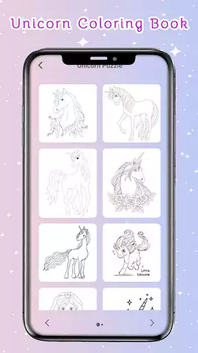 Play Unicorn Coloring Book as an online game Unicorn Coloring Book with UptoPlay