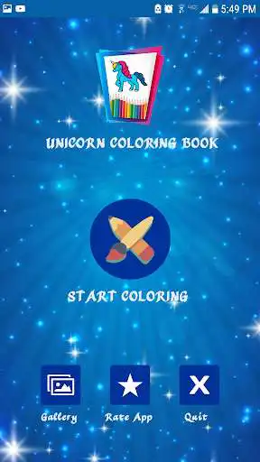 Play Unicorn Coloring Pages For Kids as an online game Unicorn Coloring Pages For Kids with UptoPlay