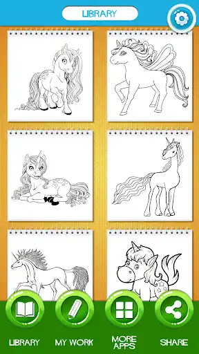 Play Unicorn Coloring Pages.  and enjoy Unicorn Coloring Pages. with UptoPlay