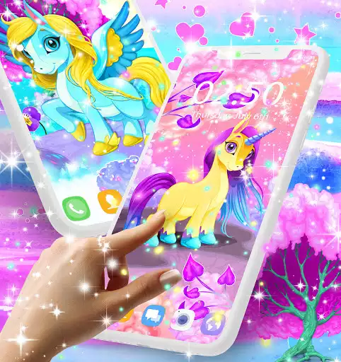 Play Unicorn Live Wallpaper as an online game Unicorn Live Wallpaper with UptoPlay