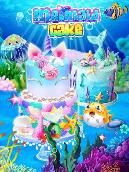 Play Unicorn Mermaid Cake  and enjoy Unicorn Mermaid Cake with UptoPlay