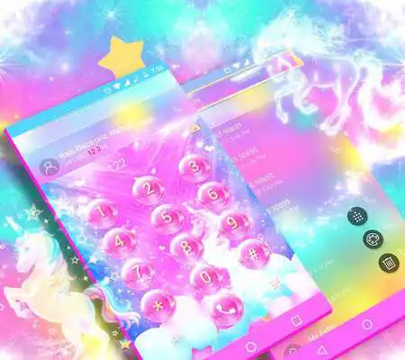 Play Unicorn Shiny Rainbow Theme