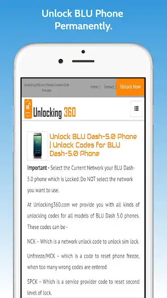 Play Unlock BLU Phone – All Models as an online game Unlock BLU Phone – All Models with UptoPlay