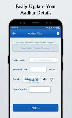 Play Update Aadhar Card Online - Change Name, Address