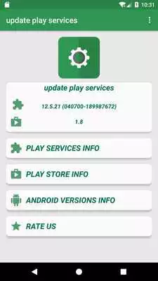 Play Update Play Store  Play Services Error Info