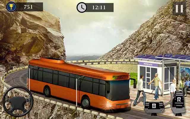 Play Uphill Off Road Bus Driving Simulator - Bus Games