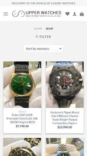 Play Upper Watches