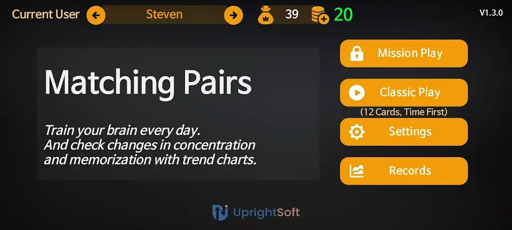 Play UprightSoft Matching Pairs  and enjoy UprightSoft Matching Pairs with UptoPlay