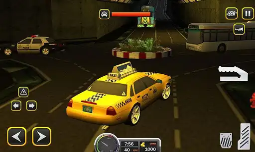 Play USA City Taxi Driver Mania Fun as an online game USA City Taxi Driver Mania Fun with UptoPlay