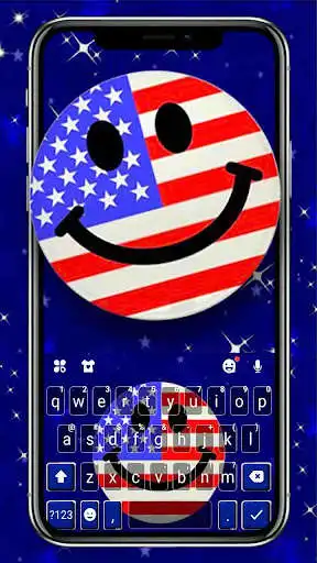 Play USA Emoji Keyboard Background  and enjoy USA Emoji Keyboard Background with UptoPlay