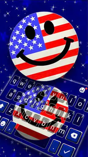 Play USA Emoji Keyboard Background as an online game USA Emoji Keyboard Background with UptoPlay