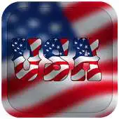 Free play online USA Flag Letter Alphabet  Name APK