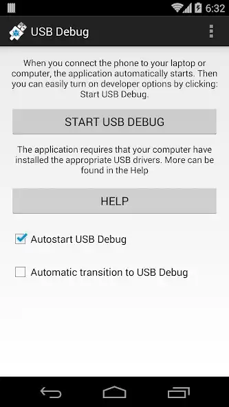 Play USB Debug  and enjoy USB Debug with UptoPlay