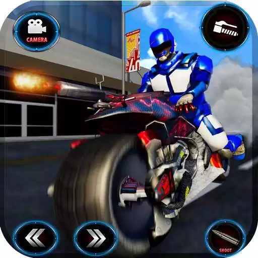 Free play online US Police Spider Robot: Moto Hero Gangster Chase APK