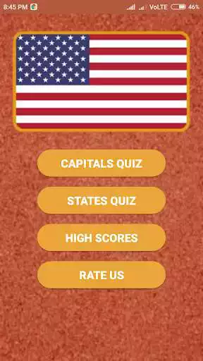 Play US States and Capitals Quiz as an online game US States and Capitals Quiz with UptoPlay