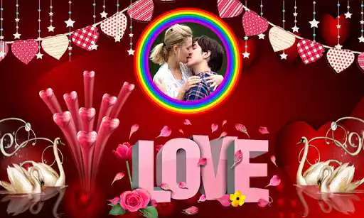 Play Valentine Day Photo Frames as an online game Valentine Day Photo Frames with UptoPlay